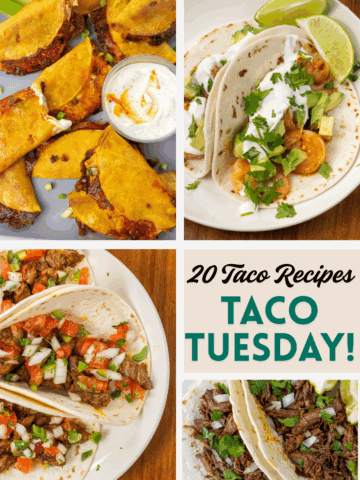 Collage of tacos